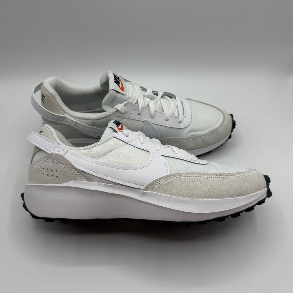 Nike Waffle Debut Shoes Womens White Black Size 10